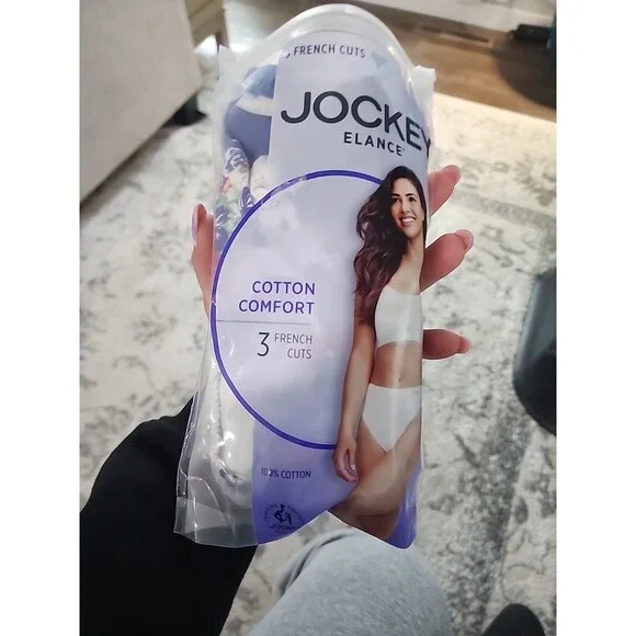 NEW 3 Jockey Elance Cotton Comfort French Cut Briefs Size 7 Style 1487/105 - Picture 3 of 7